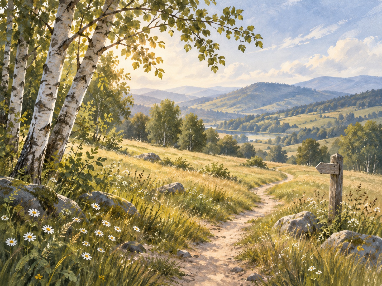 The Open Trail meadow